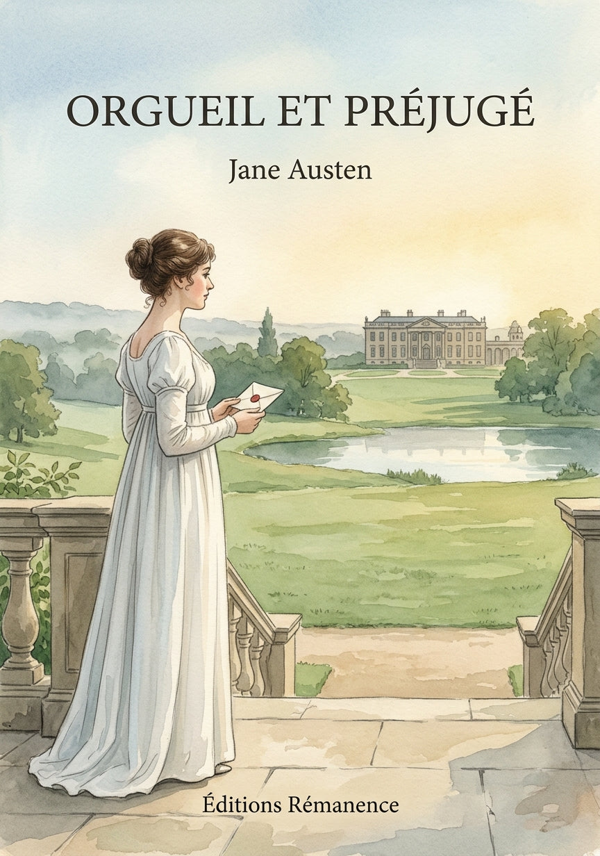Livre Orgueil et Préjugé par Jane Austen - Couverture - Editions Remanence