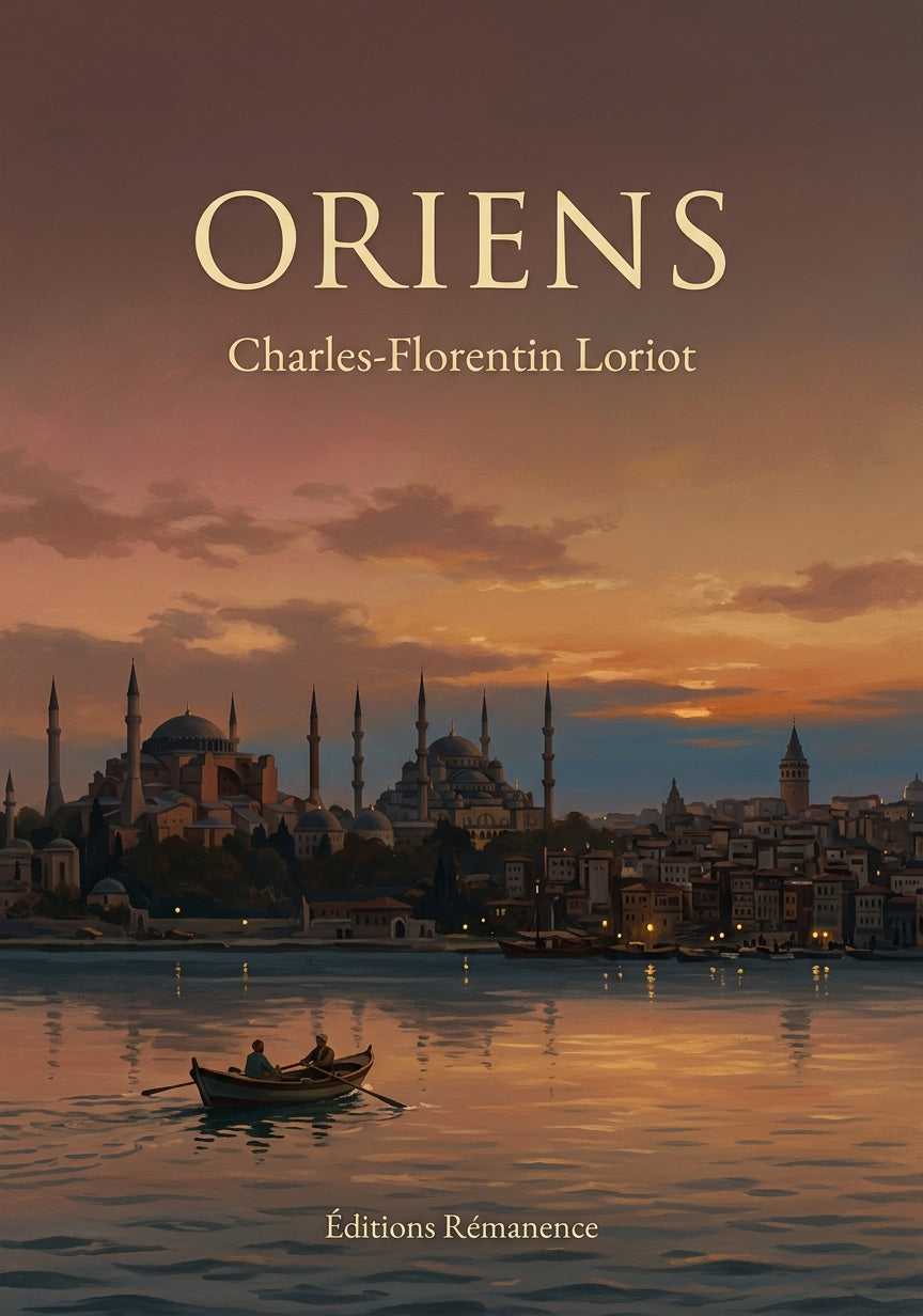 Livre Oriens par Charles-Florentin Loriot - Couverture - Editions Remanence