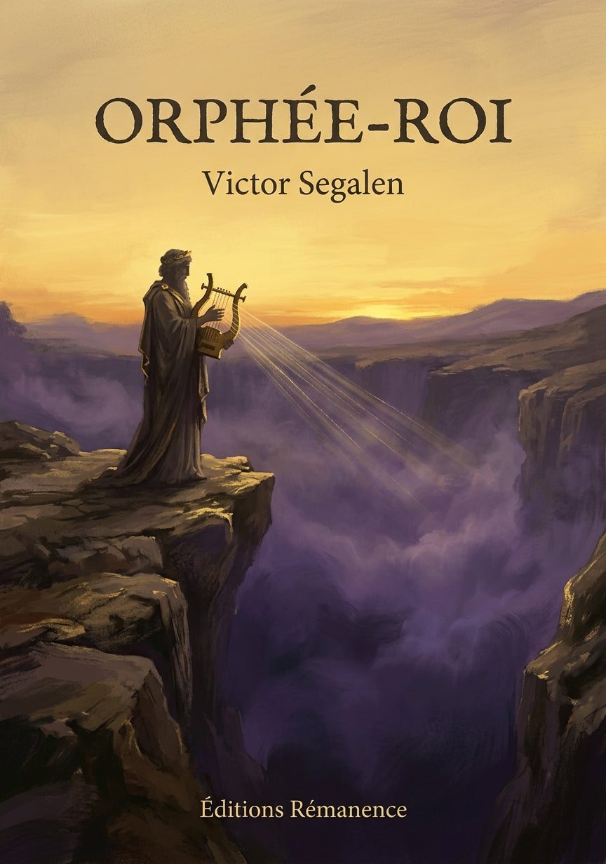Livre Orphée-Roi par Victor Segalen - Couverture - Editions Remanence