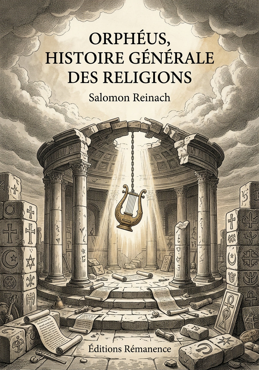 Livre Orphéus, histoire générale des religions par Salomon Reinach - Couverture - Editions Remanence