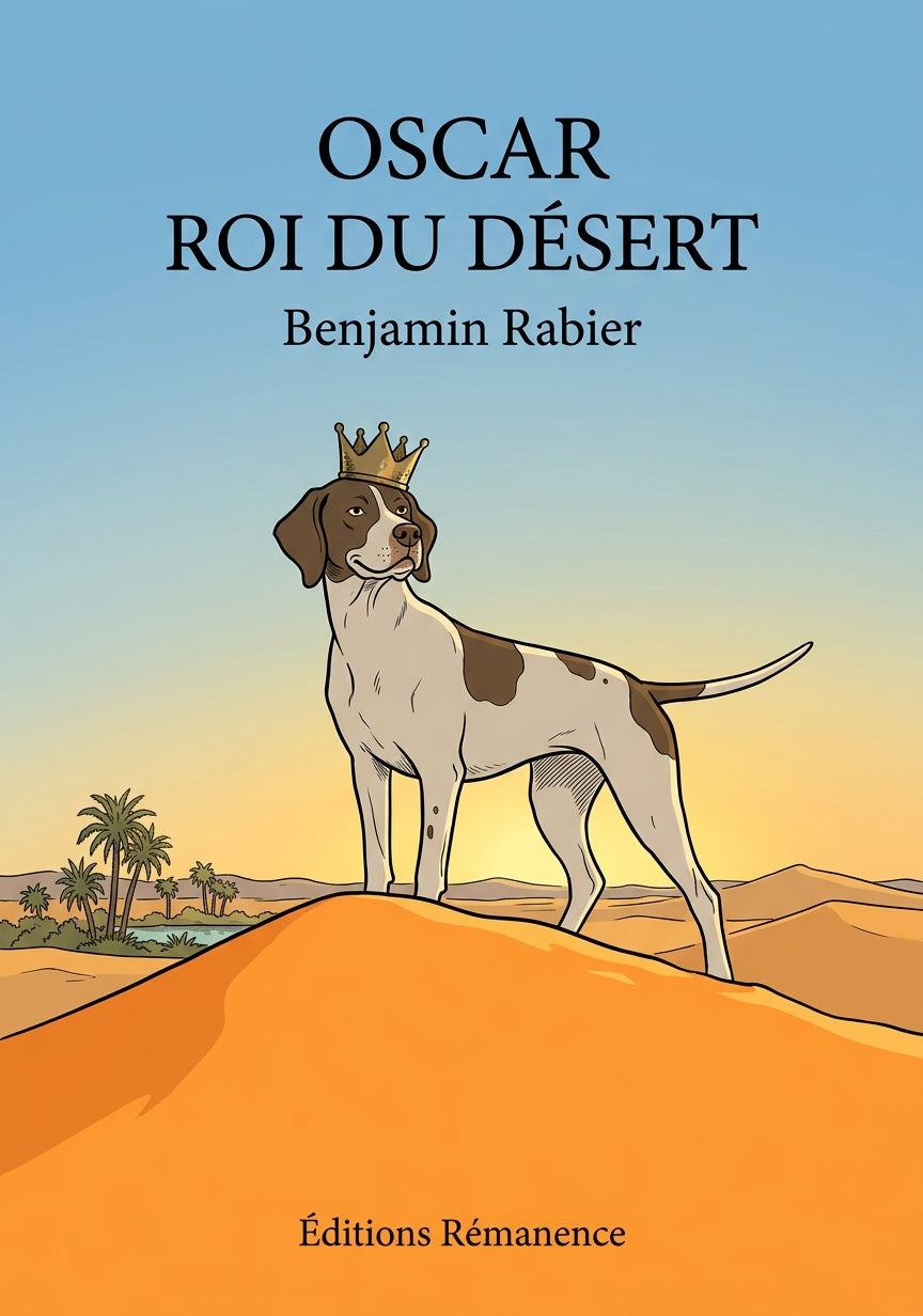 Livre Oscar roi du désert par Benjamin Rabier - Couverture - Editions Remanence