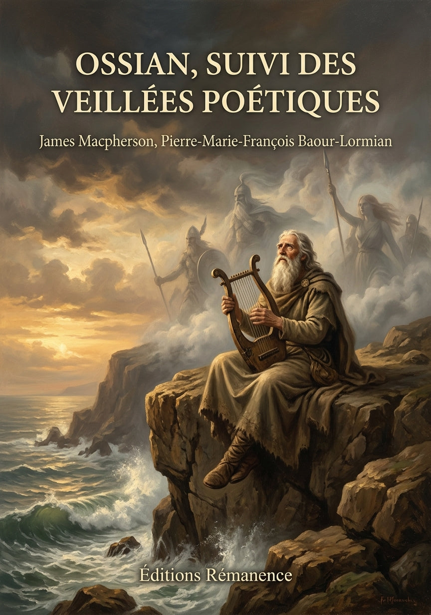 Livre Ossian, suivi des Veillées poétiques par James Macpherson, Pierre-Marie-François Baour-Lormian - Couverture - Editions Remanence