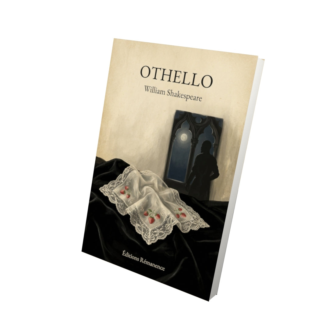 Livre Othello - William Shakespeare - Vue 3D - Editions Remanence