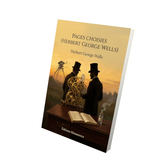 Livre Pages choisies (Herbert George Wells) par Herbert George Wells - Vue 3D - Editions Remanence