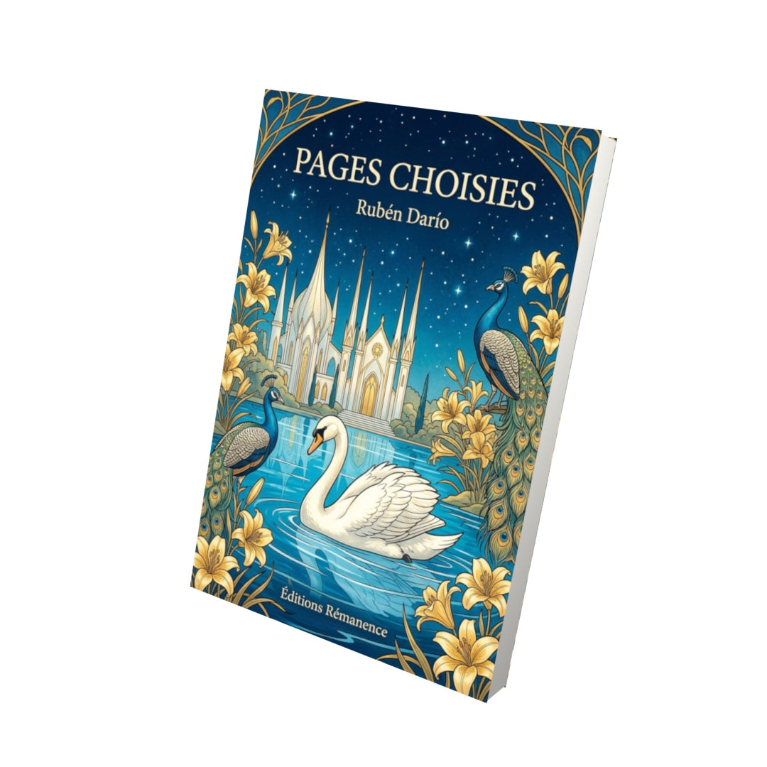 Livre Pages choisies par Rubén Darío - Vue 3D - Editions Remanence