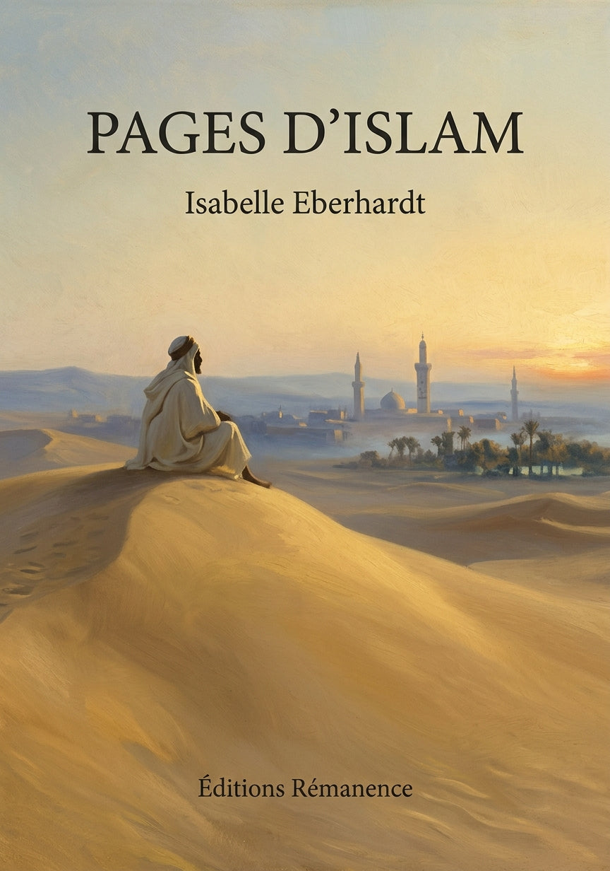 Livre Pages d’Islam par Isabelle Eberhardt - Couverture - Editions Remanence