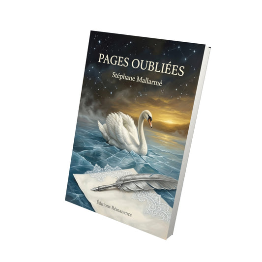 Livre Pages oubliées par Stéphane Mallarmé - Vue 3D - Editions Remanence
