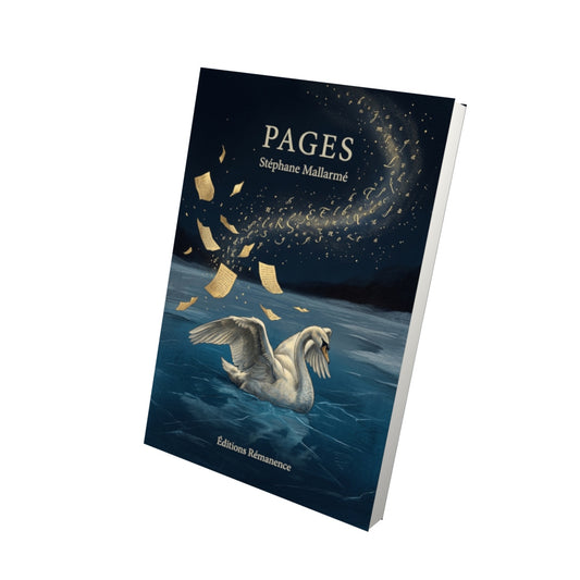 Livre Pages par Stéphane Mallarmé - Vue 3D - Editions Remanence