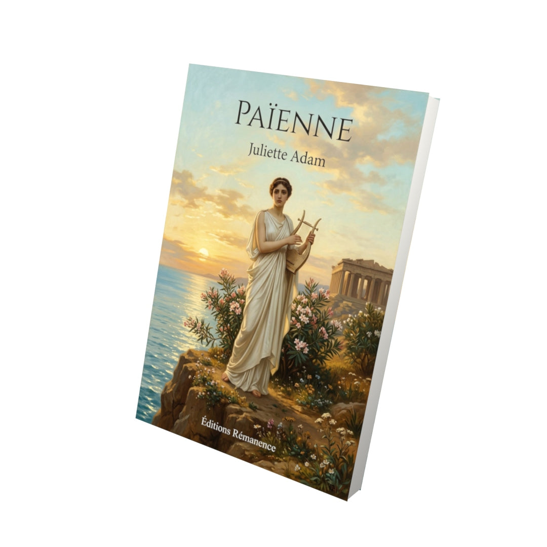 Livre Païenne par Juliette Adam - Vue 3D - Editions Remanence