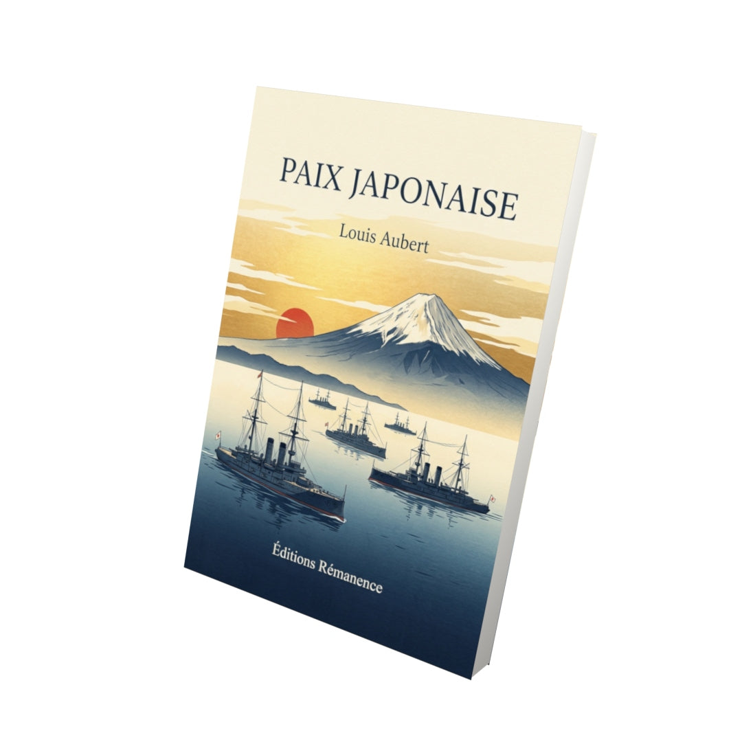 Livre Paix japonaise par Louis Aubert - Vue 3D - Editions Remanence