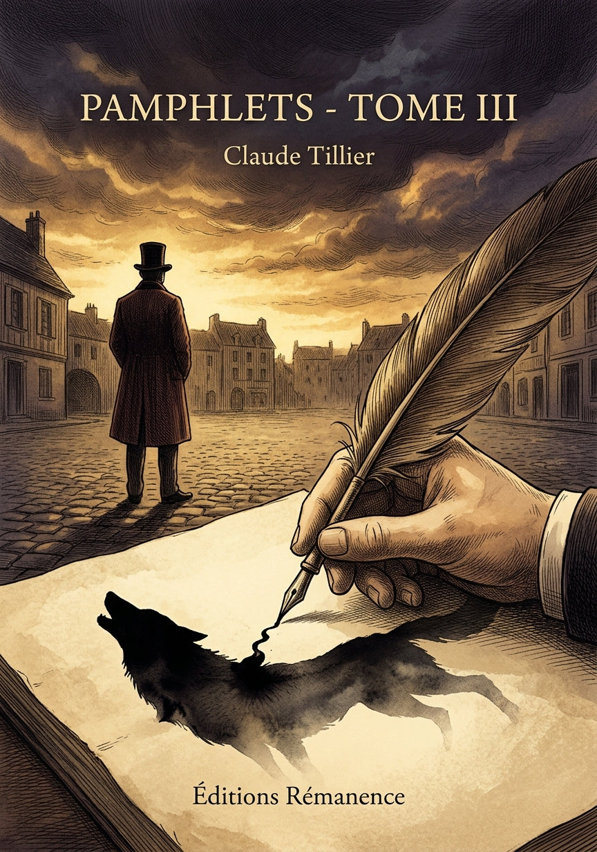 Livre Pamphlets - Tome III par Claude Tillier - Couverture - Editions Remanence
