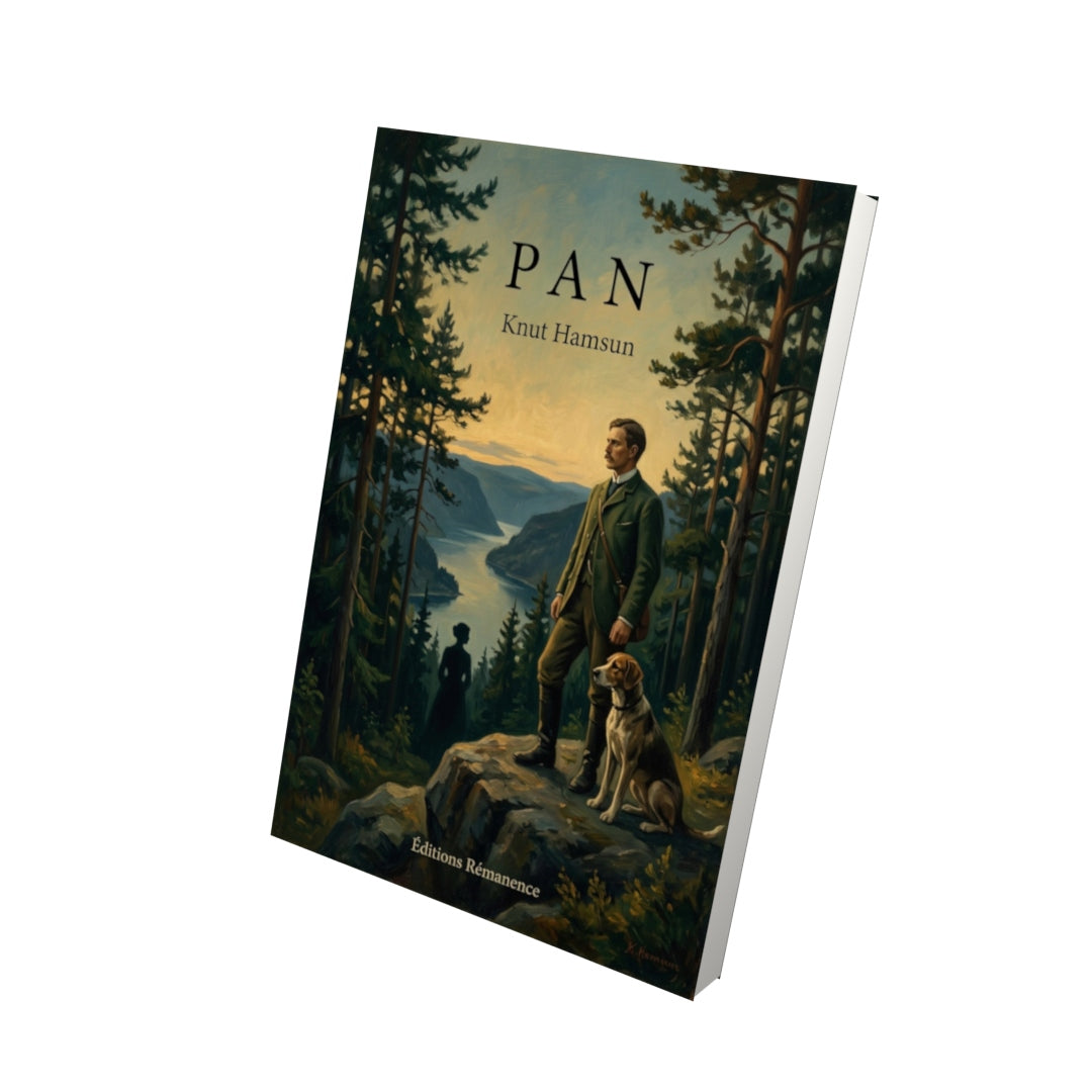 Livre Pan par Knut Hamsun - Vue 3D - Editions Remanence
