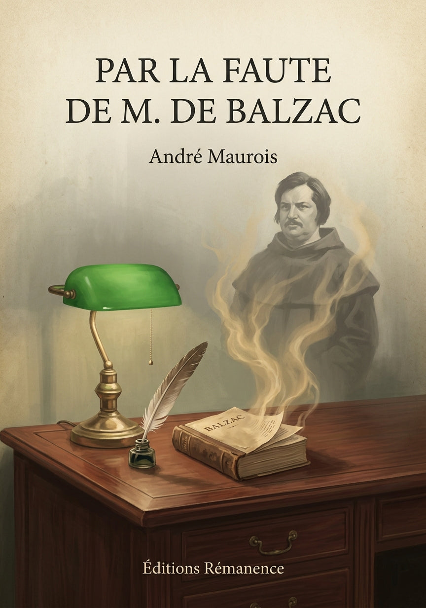 Par la faute de M. de Balzac - André Maurois (Couverture)