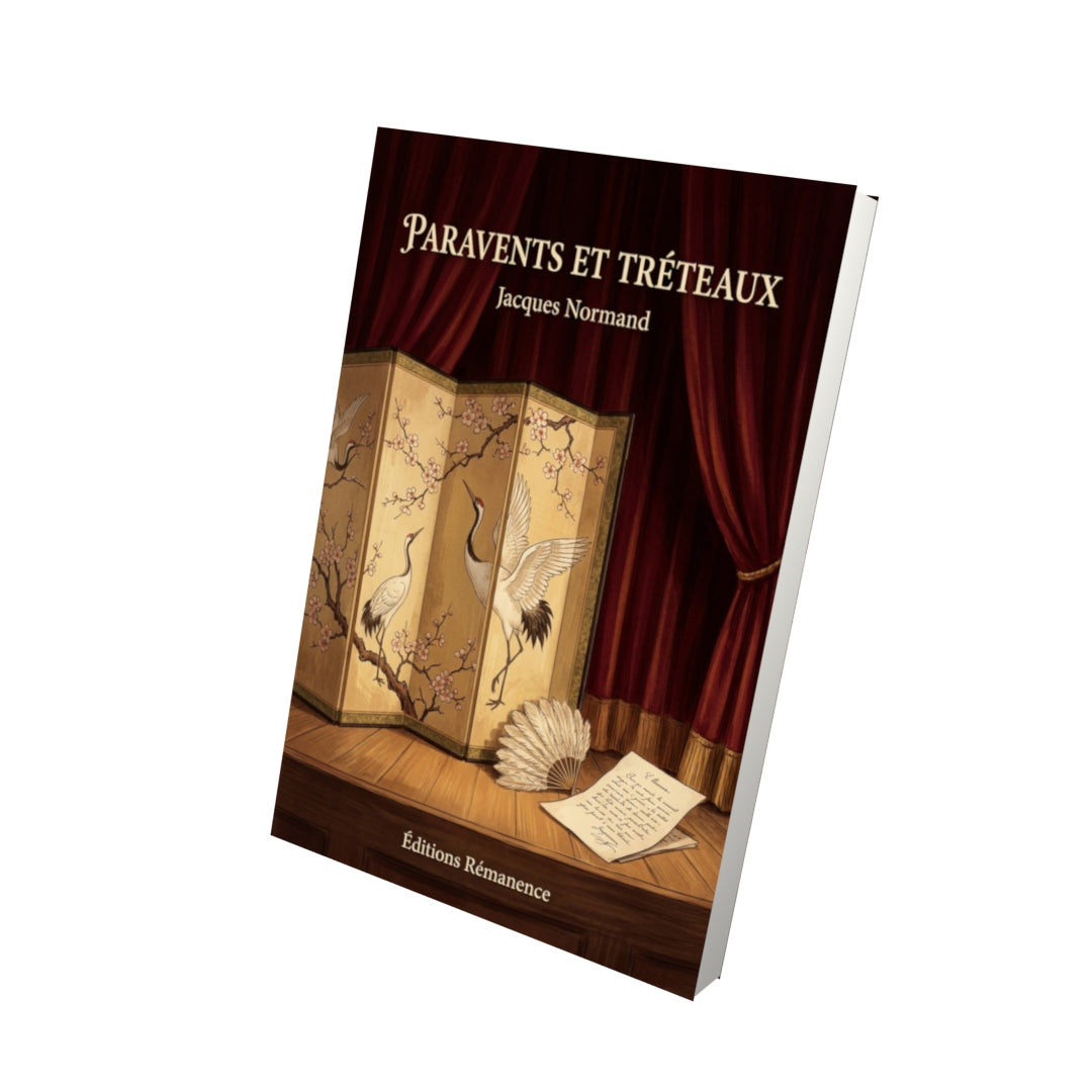 Livre Paravents et Tréteaux par Jacques Normand - Vue 3D - Editions Remanence