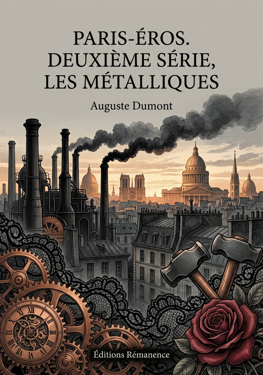 Livre Paris-Éros. Deuxième série, Les métalliques par Auguste Dumont - Couverture - Editions Remanence