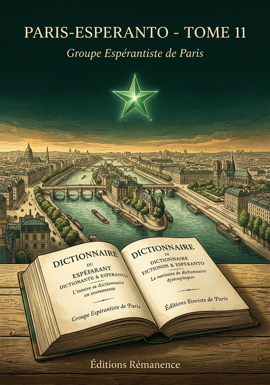 Livre Paris-Esperanto - Tome 11 par Groupe Espérantiste de Paris - Couverture - Editions Remanence