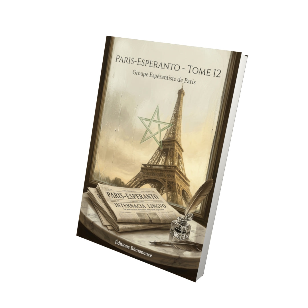 Livre Paris-Esperanto - Tome 12 par Groupe Espérantiste de Paris - Vue 3D - Editions Remanence
