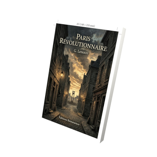 Livre Paris révolutionnaire par G. Lenotre - Vue 3D - Editions Remanence