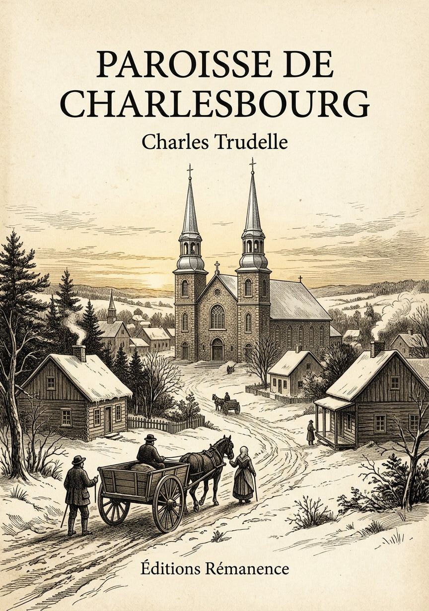 Livre Paroisse de Charlesbourg par Charles Trudelle - Couverture - Editions Remanence