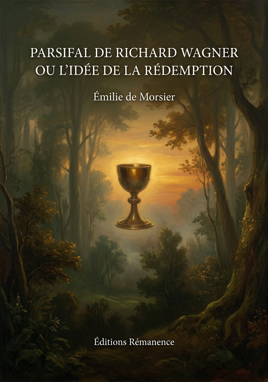 Livre Parsifal de Richard Wagner ou l’Idée de la Rédemption par Émilie de Morsier - Couverture - Editions Remanence