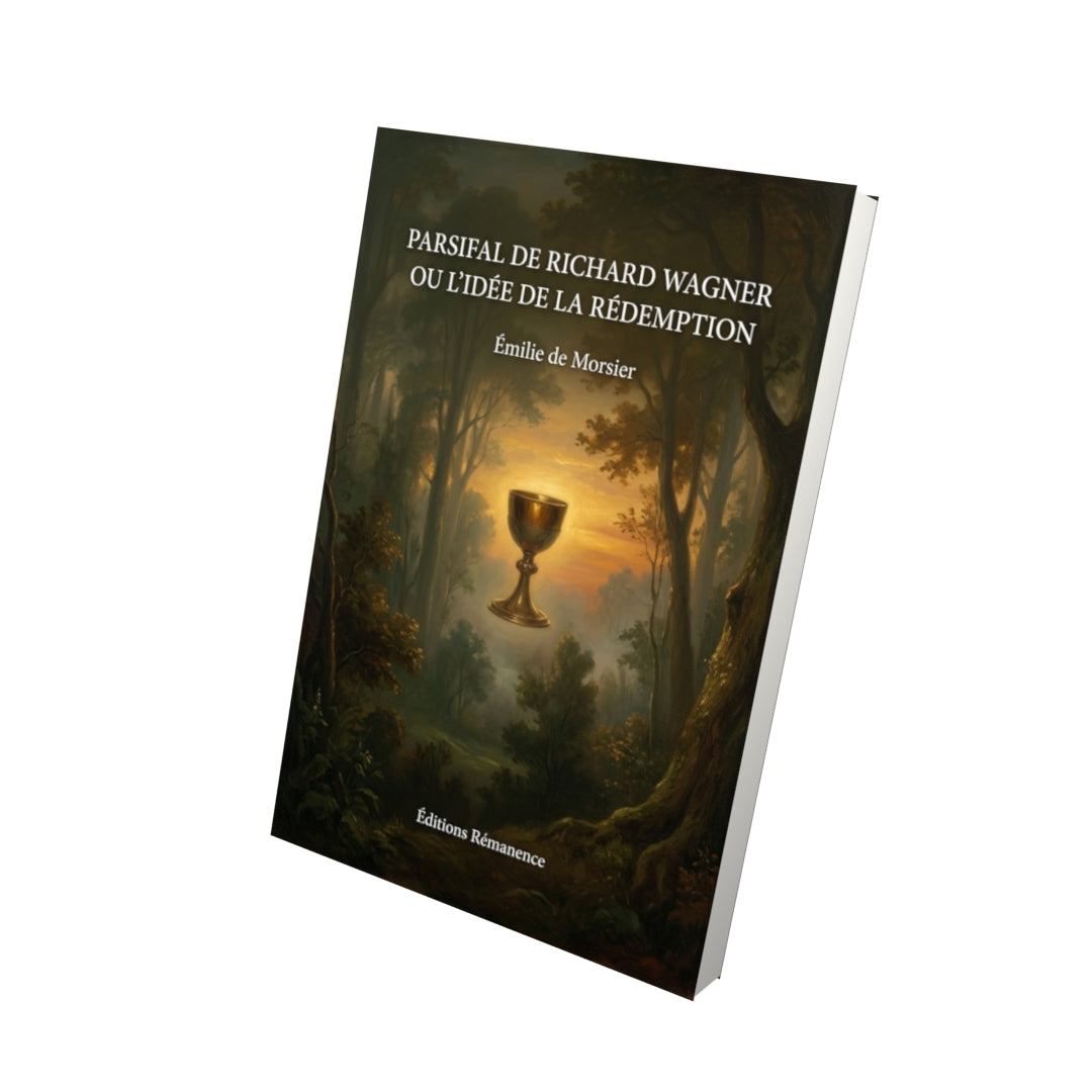 Livre Parsifal de Richard Wagner ou l’Idée de la Rédemption par Émilie de Morsier - Vue 3D - Editions Remanence
