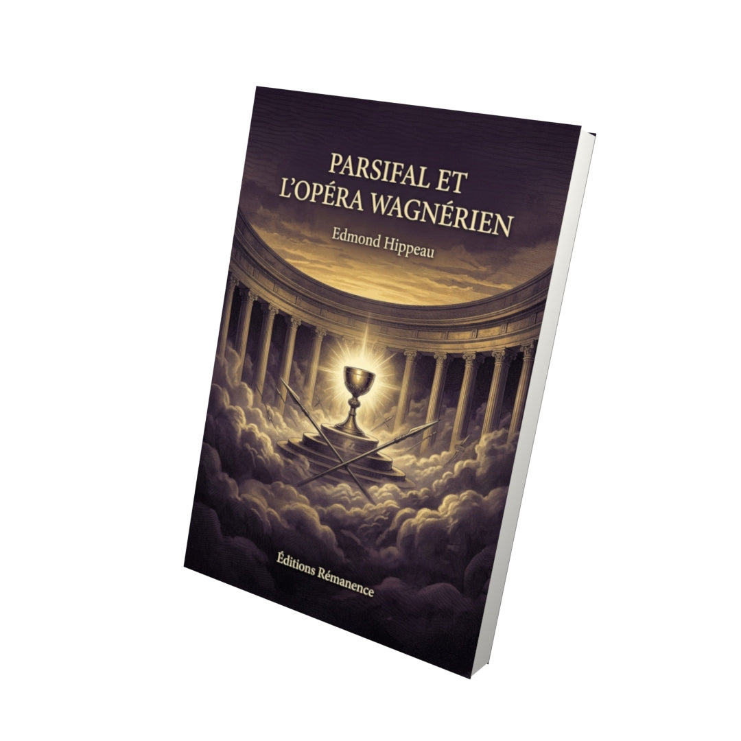 Livre Parsifal et l’Opéra wagnérien par Edmond Hippeau - Vue 3D - Editions Remanence
