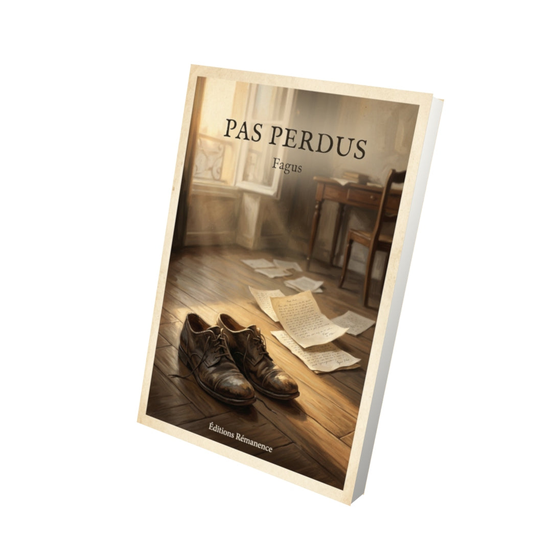 Livre Pas perdus - Fagus - Vue 3D - Editions Remanence
