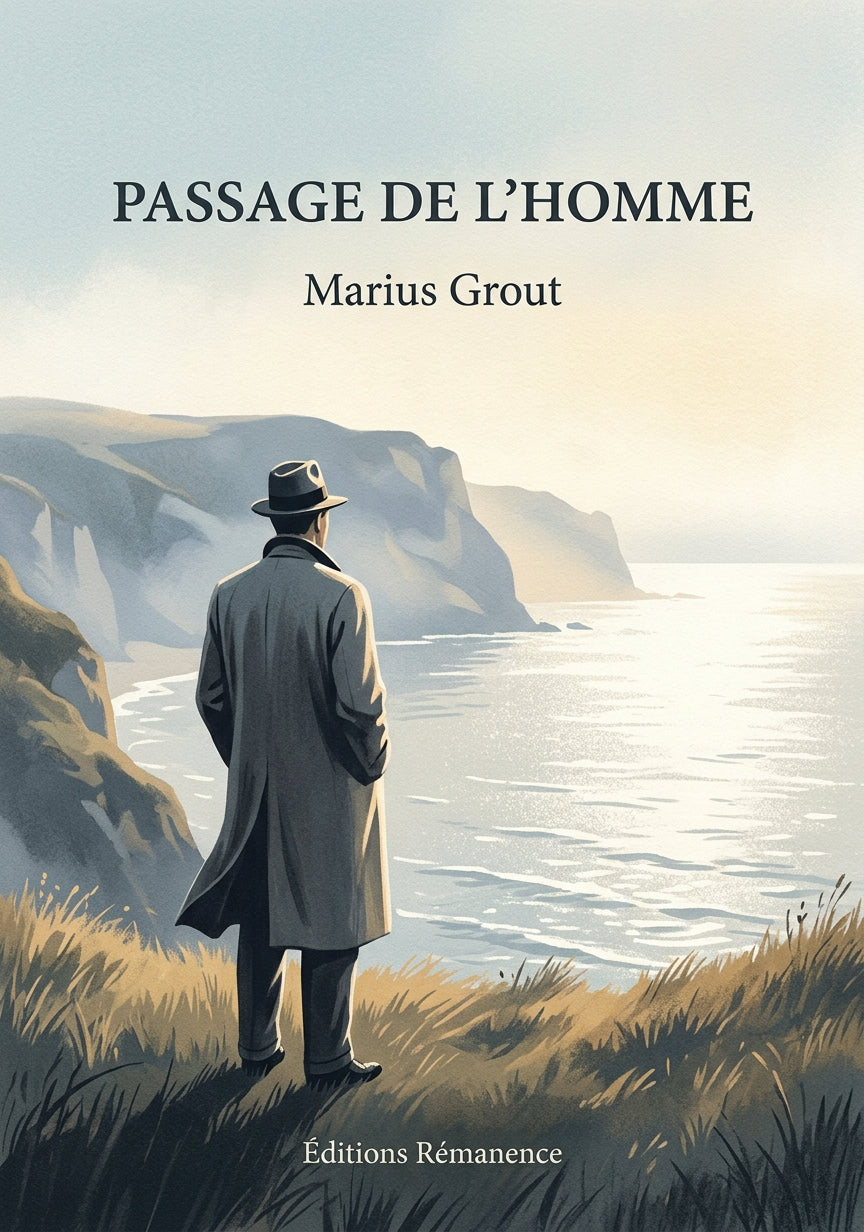 Livre Passage de l’homme par Marius Grout - Couverture - Editions Remanence
