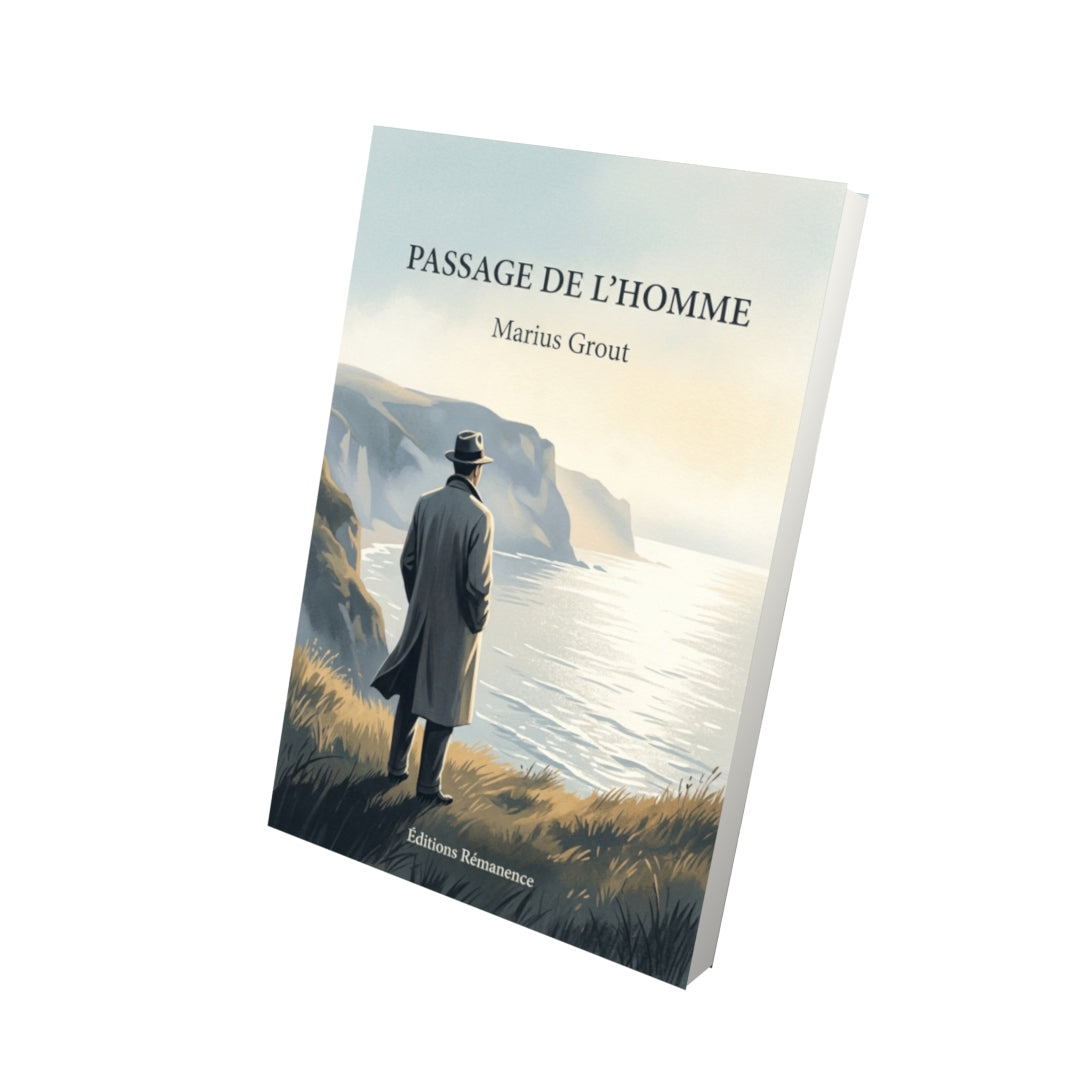 Livre Passage de l’homme par Marius Grout - Vue 3D - Editions Remanence