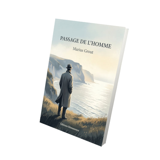 Livre Passage de l’homme par Marius Grout - Vue 3D - Editions Remanence