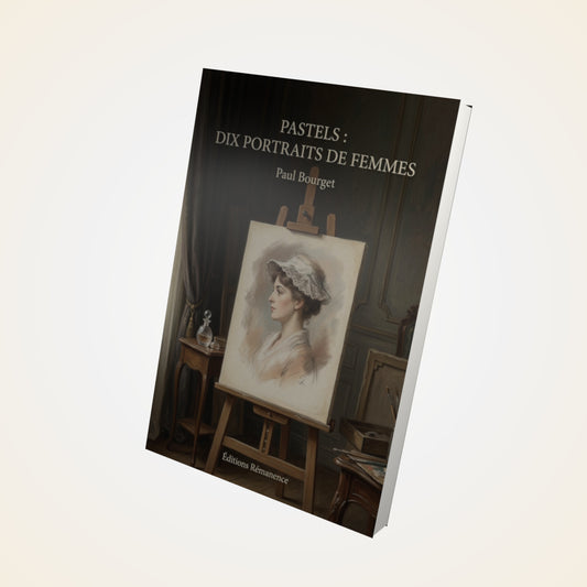 Livre Pastels : dix portraits de femmes - Paul Bourget - Couverture 3D