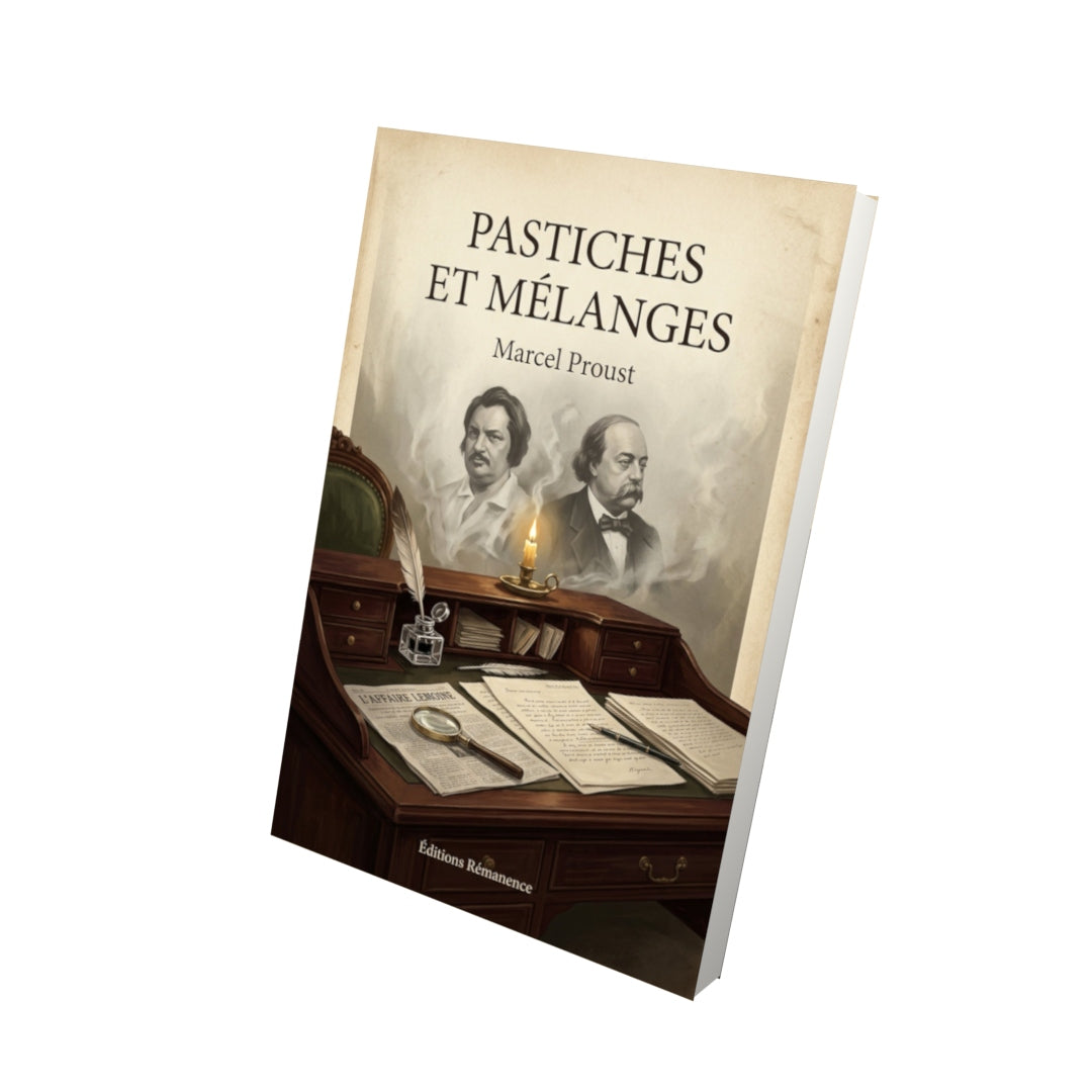 Livre Pastiches et mélanges - Marcel Proust - Vue 3D - Editions Remanence