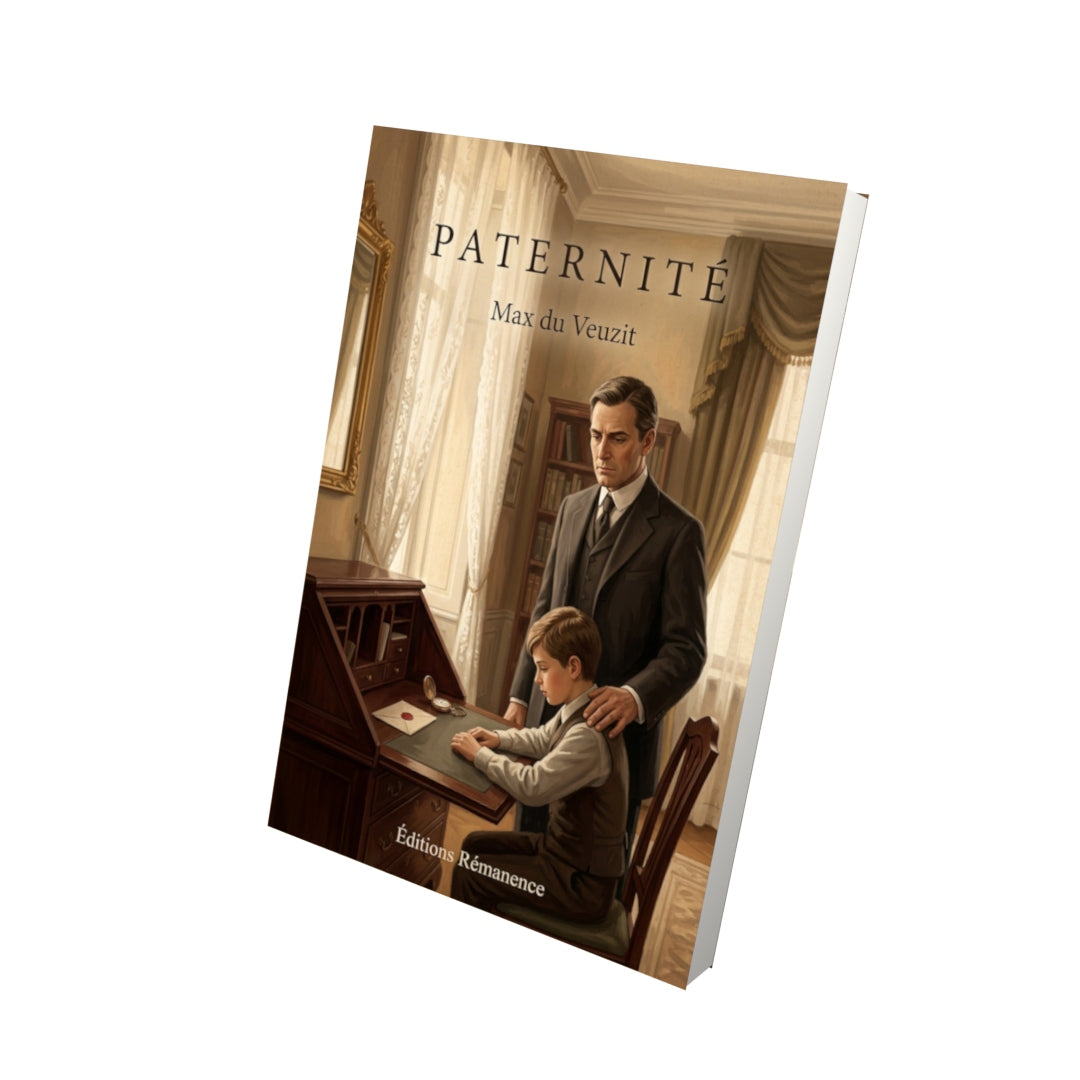 Livre Paternité - Max du Veuzit - Vue 3D - Editions Remanence