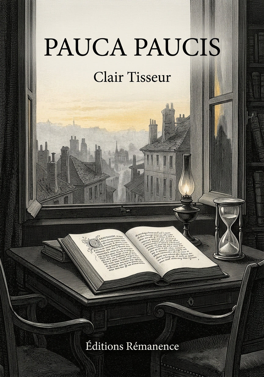 Livre Pauca paucis par Clair Tisseur - Couverture - Editions Remanence