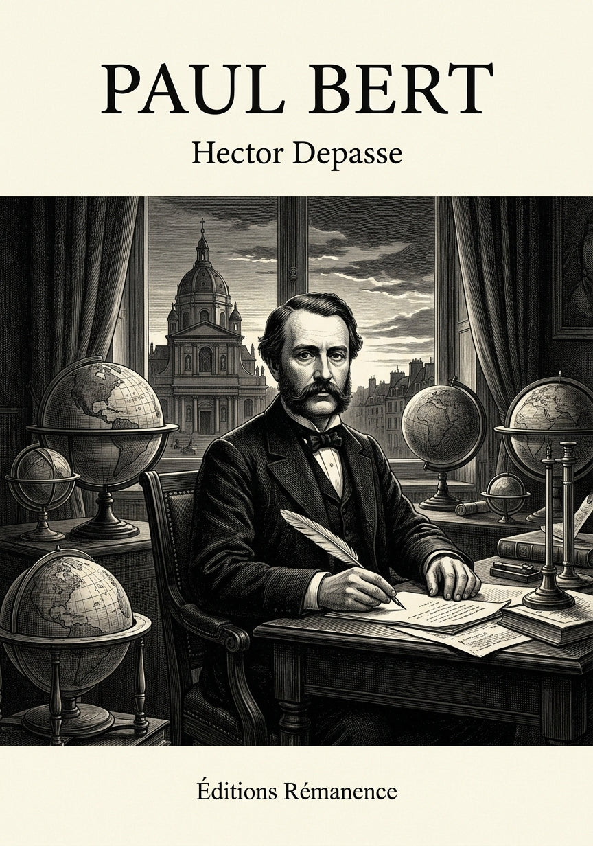 Livre Paul Bert par Hector Depasse - Couverture - Editions Remanence