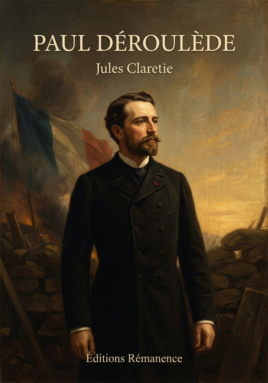 Livre Paul Déroulède par Jules Claretie - Couverture - Editions Remanence