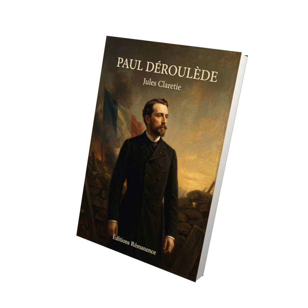 Livre Paul Déroulède par Jules Claretie - Vue 3D - Editions Remanence