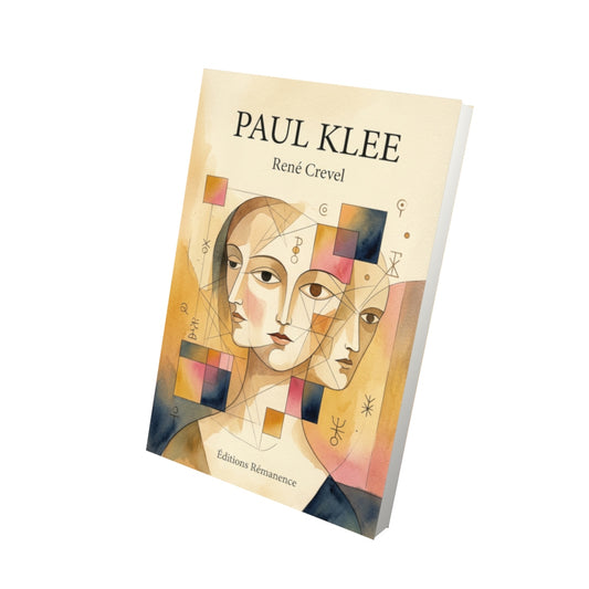 Livre Paul Klee par René Crevel - Vue 3D - Editions Remanence