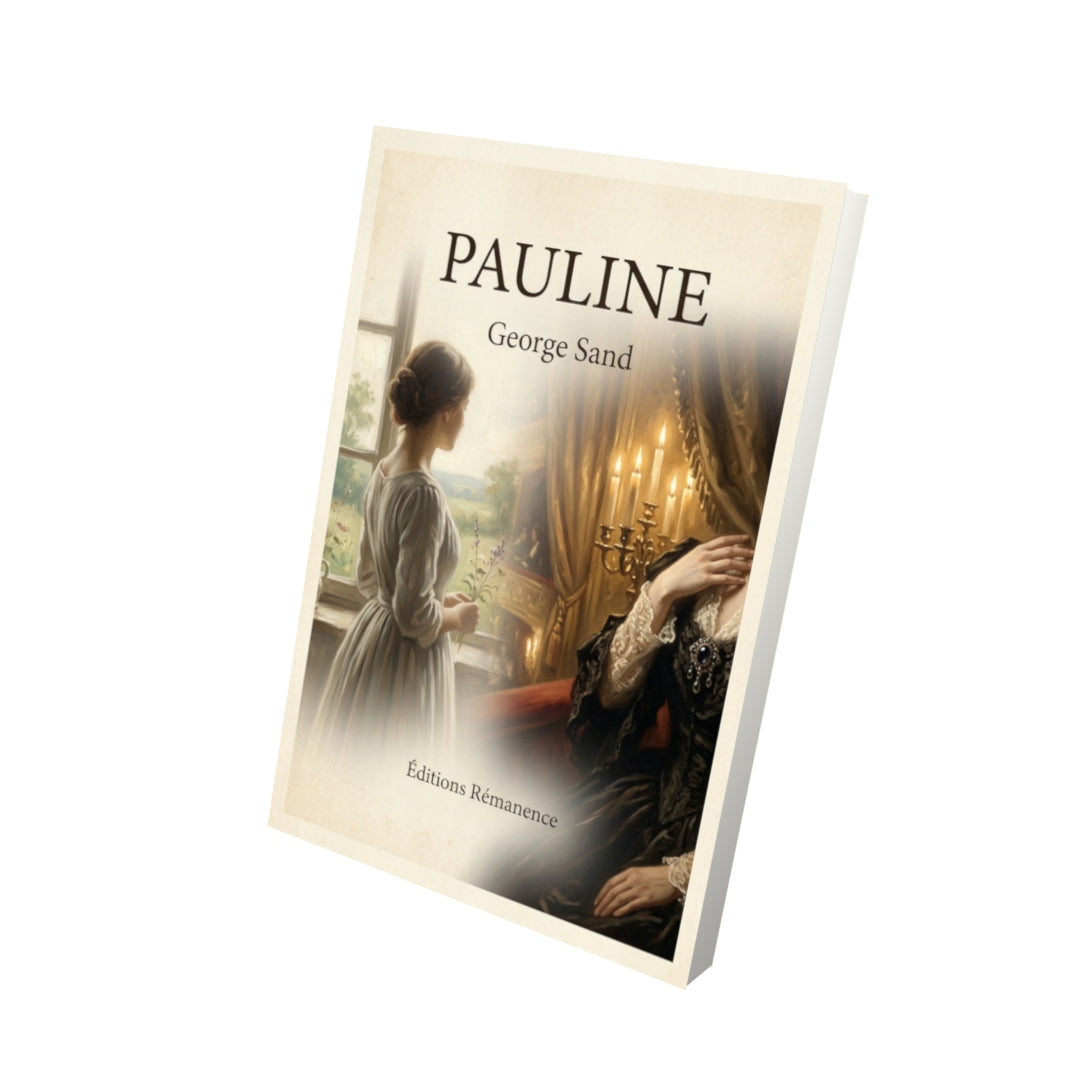 Livre Pauline - George Sand - Vue 3D - Editions Remanence