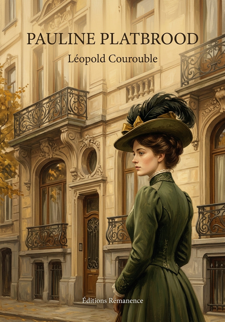 Livre Pauline Platbrood par Léopold Courouble - Couverture - Editions Remanence
