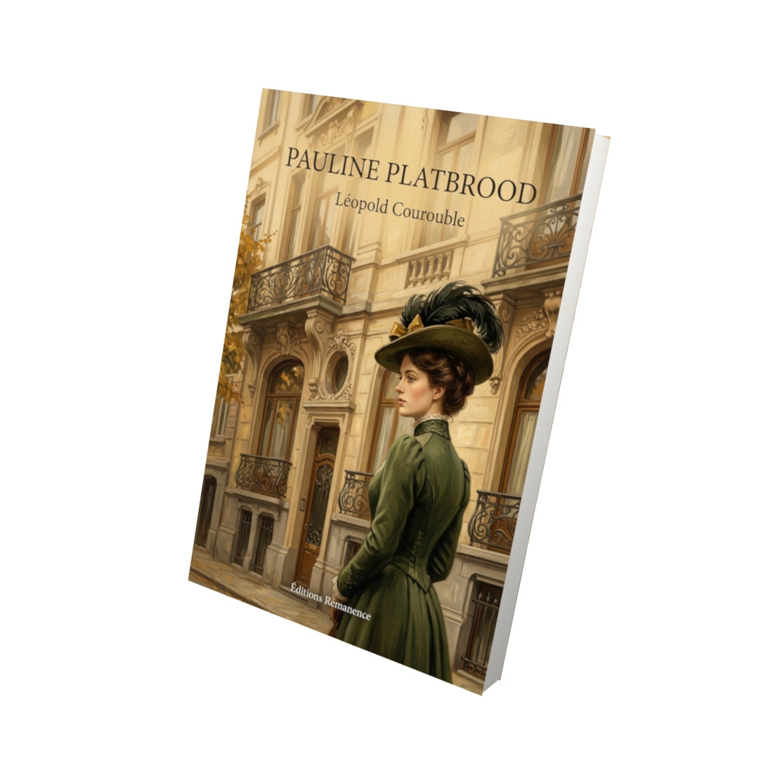 Livre Pauline Platbrood par Léopold Courouble - Vue 3D - Editions Remanence