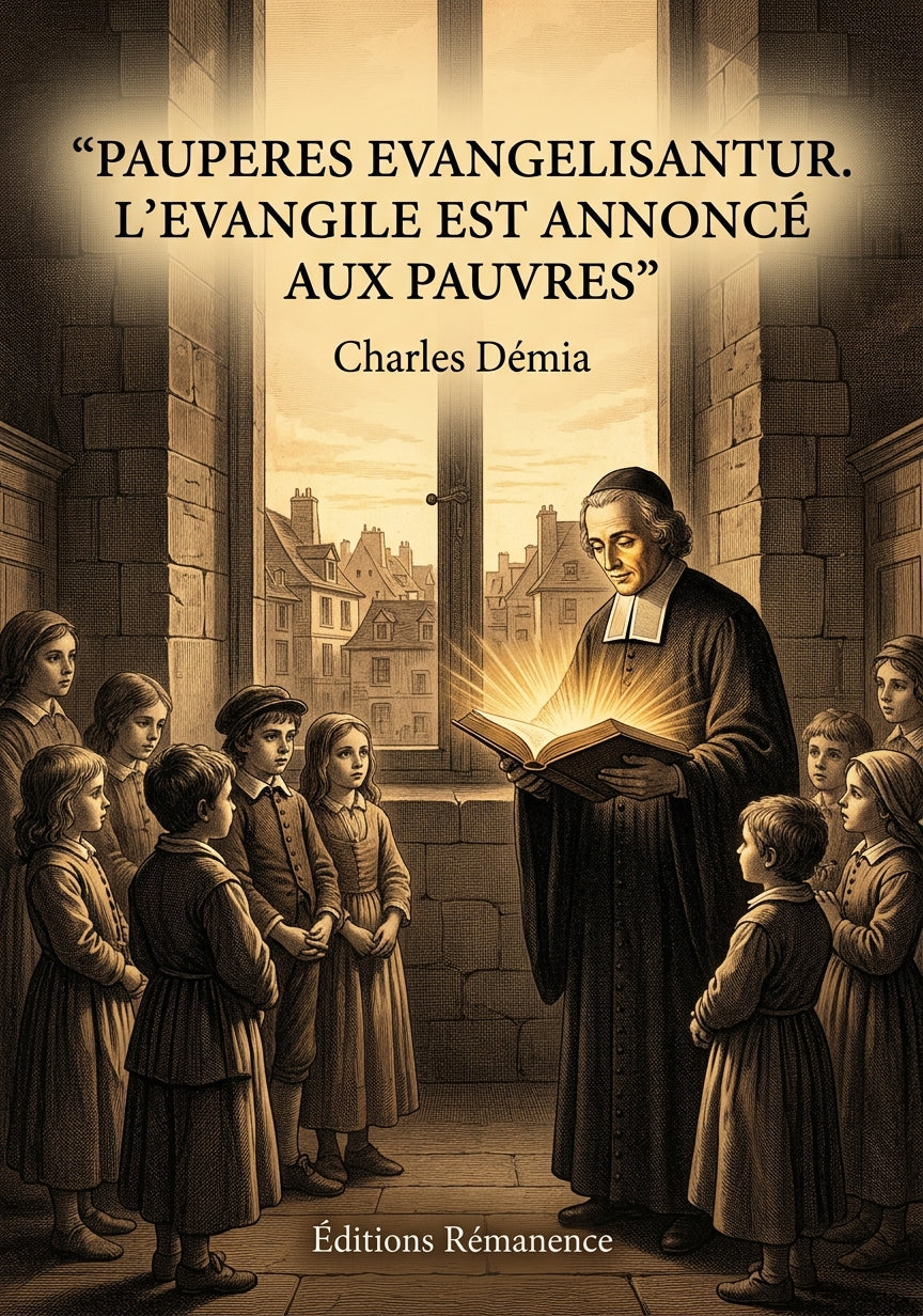 Livre Pauperes evangelisantur. L'Evangile est annoncé aux pauvres par Charles Démia - Couverture - Editions Remanence