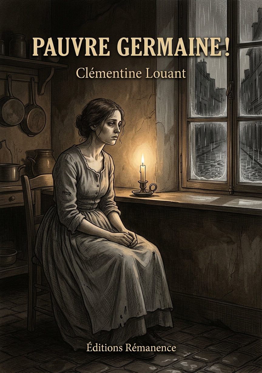 Livre Pauvre Germaine ! par Clémentine Louant - Couverture - Editions Remanence