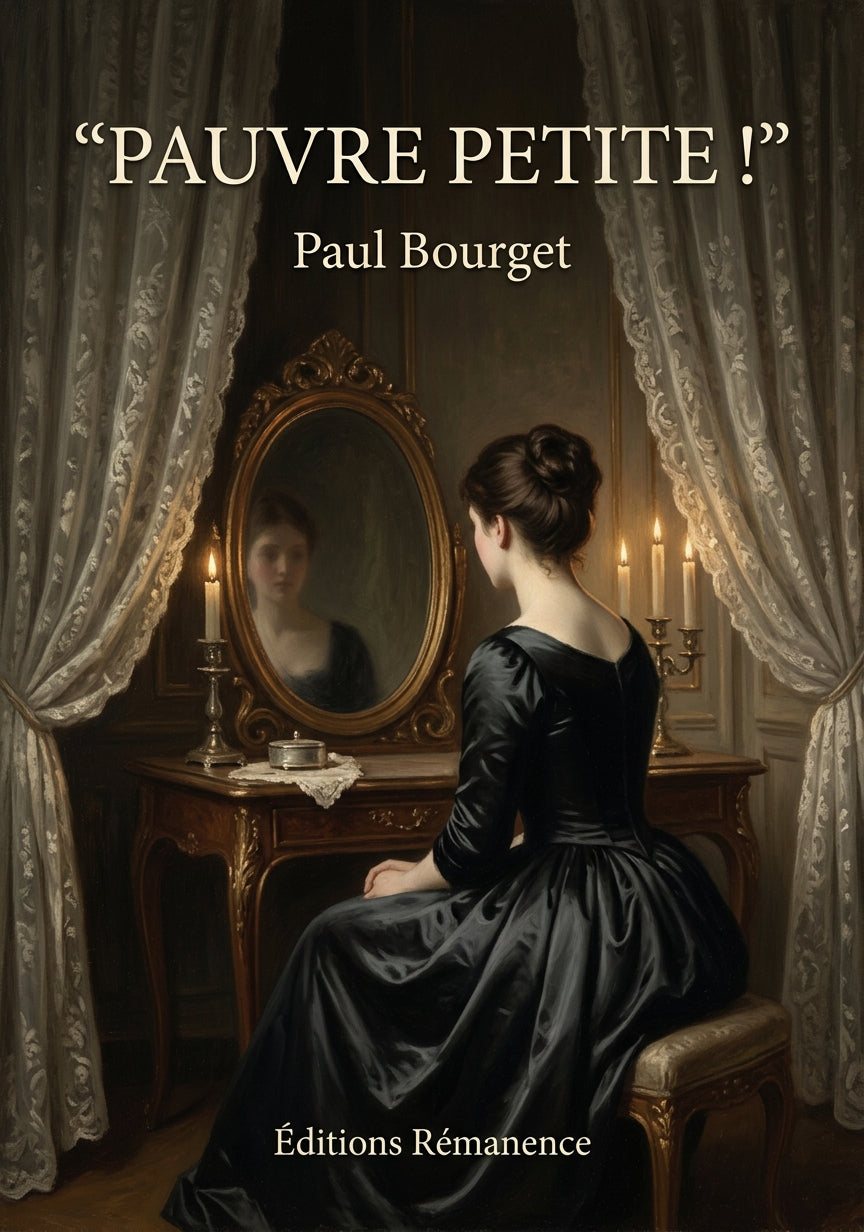 Livre Pauvre petite ! par Paul Bourget - Couverture - Editions Remanence