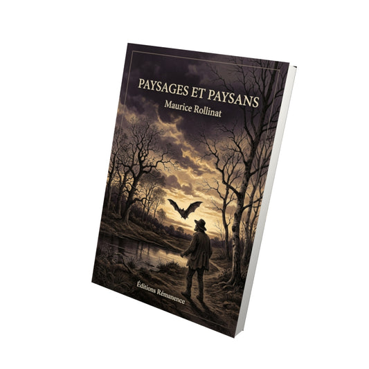 Livre Paysages et paysans par Maurice Rollinat - Vue 3D - Editions Remanence