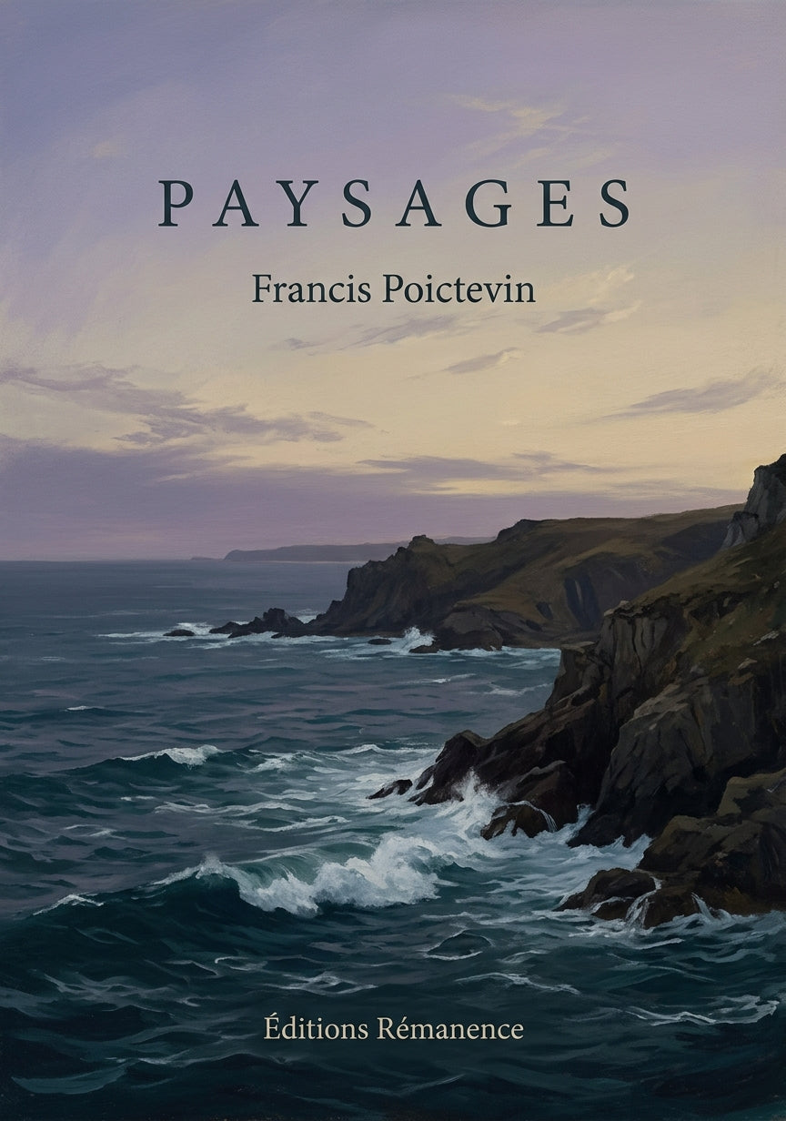 Livre Paysages par Francis Poictevin - Couverture - Editions Remanence