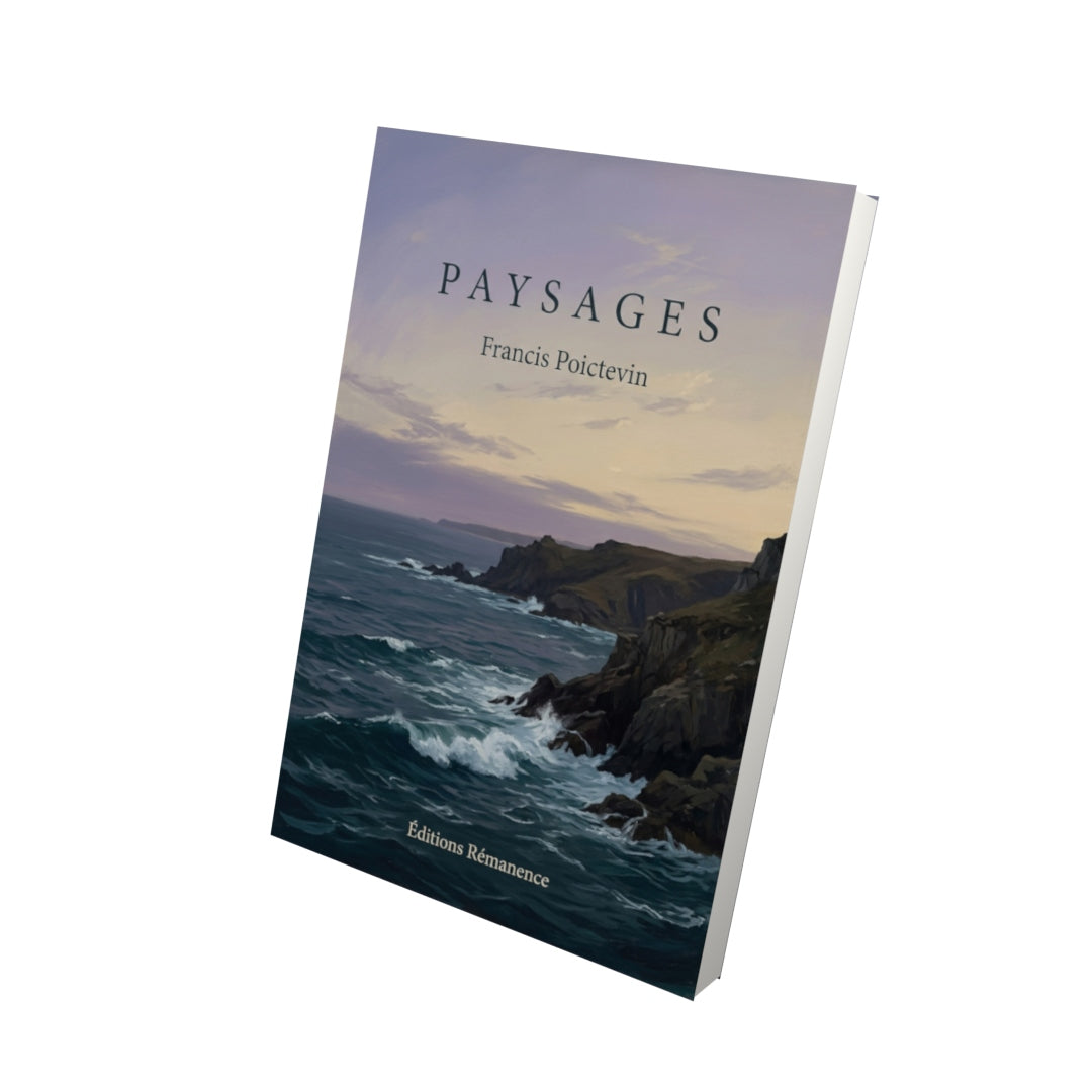 Livre Paysages par Francis Poictevin - Vue 3D - Editions Remanence