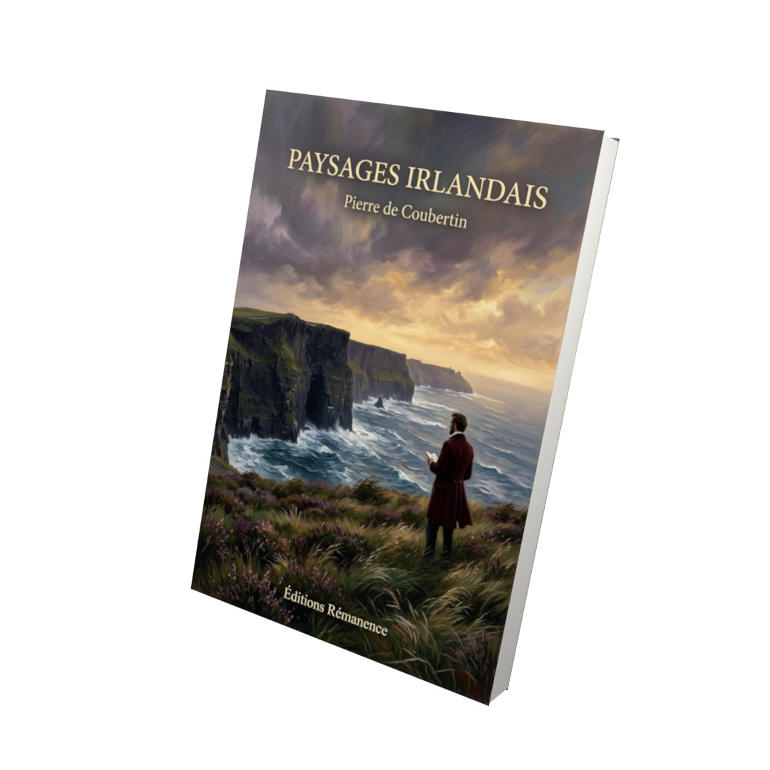 Livre Paysages irlandais par Pierre de Coubertin - Vue 3D - Editions Remanence
