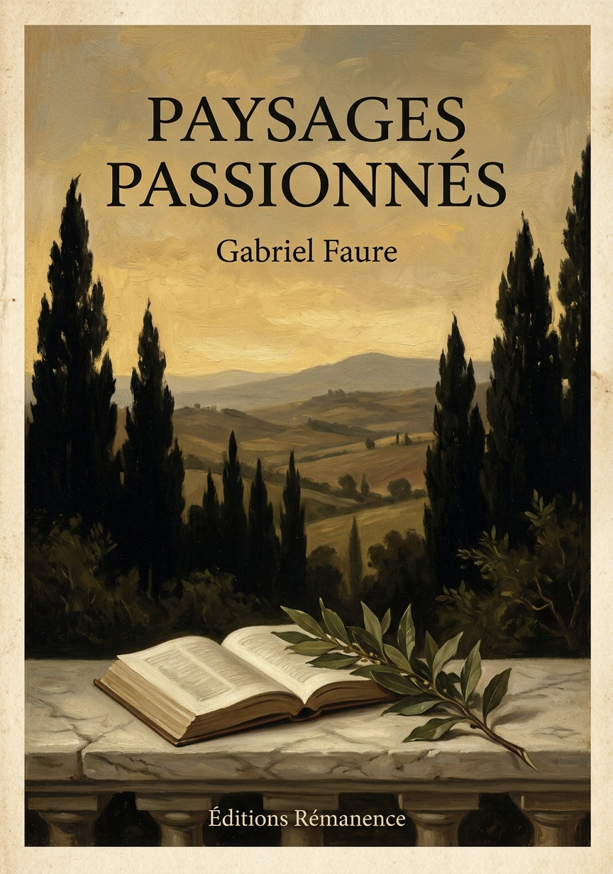 Paysages Passionnés - Gabriel Faure (Couverture)