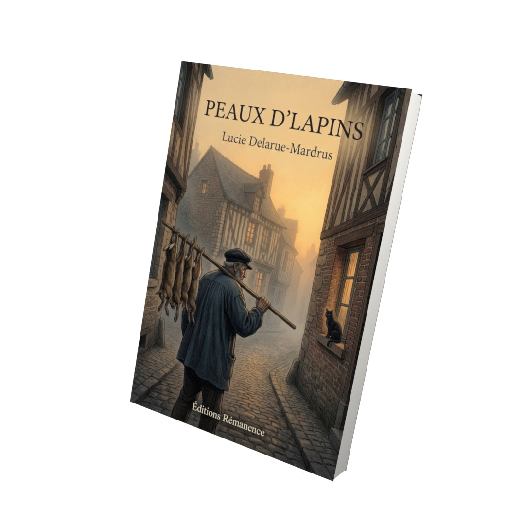 Livre Peaux d’lapins par Lucie Delarue-Mardrus - Vue 3D - Editions Remanence
